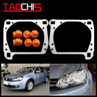 Taochis Retrofit adapter frame Headlight Bracket for VW Volkswagen Golf 6 Hella 3R G5 5 Projector lens