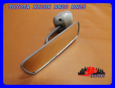 TOYOTA HILUX RN20 RN25 year 1972-1978 REAR VIEW MIRROR SET "GREY" with LIGHT // กระจกมองหลัง รถยนต์ "สีเทา" พร้อม ไฟ สินค้าคุณภาพดี