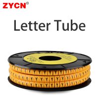 1 Volume Cable Marker Letter A-Z 1.5/2.5/4/6 mm² Colored Wire Spiral Wrapping PVC Insulation Label Pipe Network Antiskid Sleeve