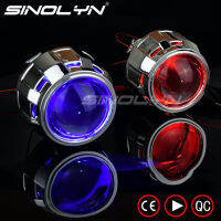 Sinolyn ไฟหน้าเลนส์ปีศาจตา Bi-Xenon Projector เลนส์2.5สำหรับ H4 H7มินิไฟรถยนต์อุปกรณ์ติดตั้งเพิ่มเติม H1 HID หลอดไฟ