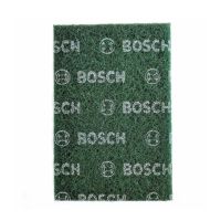 BOSCH แผ่นใยขัดสีเขียว ทั่วไป 6"x9" #2608608214 เทียบเท่ากระดาษ#320-400 (10แผ่น/แพ็ค)