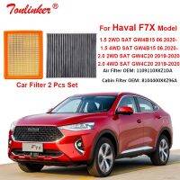 Car Air Filter Cabin Filter 2 Pcs For Haval F7 F7X 2019 2020 1.5T 1.5SAT 2.0T 2.0SAT Car Filter OEM 1109110XKZ1DA 8104400XKZ96A