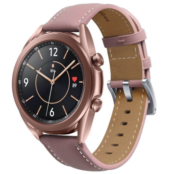 20mm-leather-strap-for-samsung-galaxy-watch-3-41-45mm-active-2-gear-s3-22mm-bracelet-for-huawei-watch-gt2-46mm-replacement-band