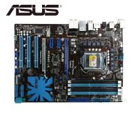 A-SUS P7P55D LE เมนบอร์ด LGA 1156 DDR3 USB2.0 I3 I5 I7 CPU 16GB P55เดสก์ท็อปเมนบอร์ด