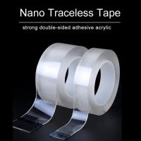 1/2/3/5M Double Sided Adhesive Face Super Strong Traceless Nano Glue Home Reusable Tape Kitchen Gadget Transparent Tape Adhesives  Tape