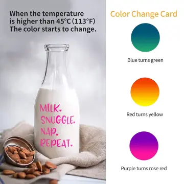 Vinyl Change Color Temperature, Bottles Stickers