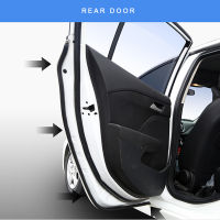 Car Door Protector Rubber Seal Strip Universal Sticker Window Trunk Hood Seal Strips Noise Insulation Car Door Rubber Accessories