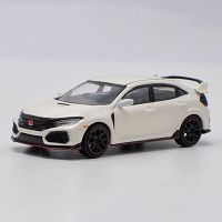 Die-casting 1:64 Scale Honda Civic Type R Fk8 Alloy Simulation Car Miniature Model Collection Static Metal Ornaments Adult Gift