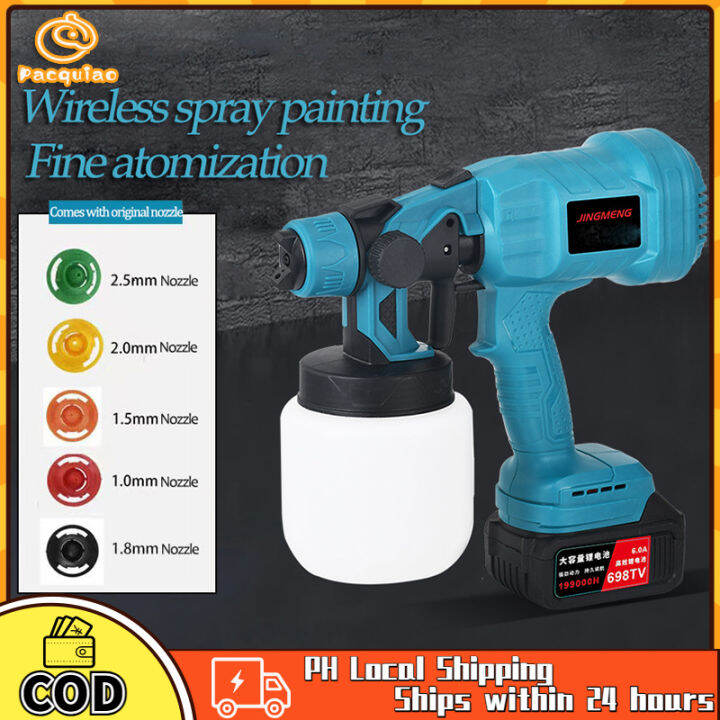 Wireless Paint Sprayer Electric Spray Gun 800ML Multifunctional small