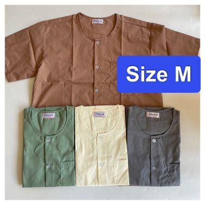 MiinShop เสื้อผู้ชาย เสื้อผ้าผู้ชายเท่ๆ เสื้อกุยเฮงรัตนาภรณ์แท้ (พร้อมส่ง‼️)ขนาด M ️กระดุมปั๊มรัตนาภรณ์ เสื้อผู้ชายสไตร์เกาหลี