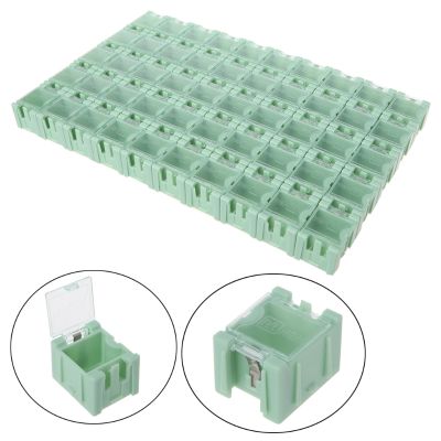 50 PcsSet SMD SMT Electronic Component Container Mini Storage Boxes kit