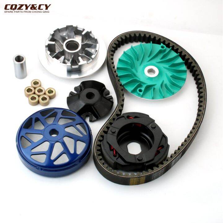 Racing Clutch Pulley Assy With Bell & Belt For Yamaha Nvx155 Aerox155