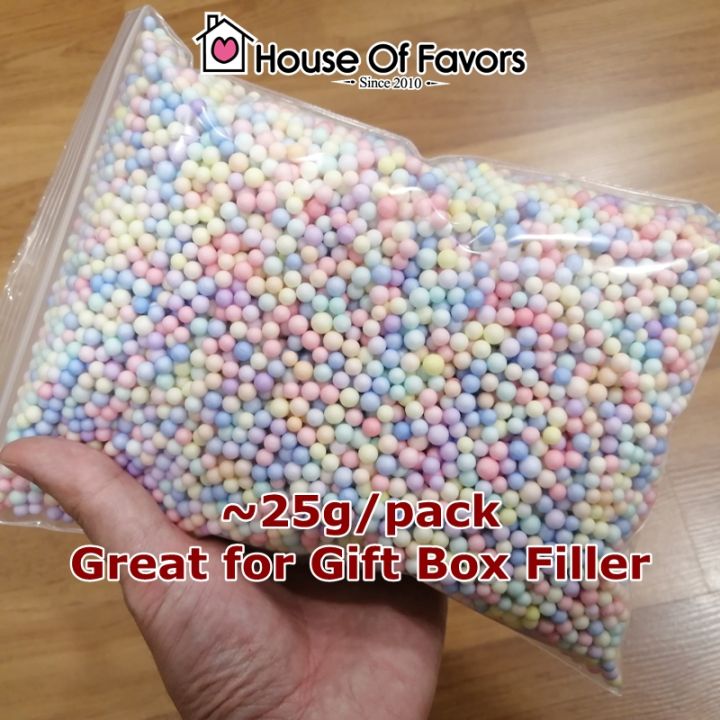Polystyrene Styrofoam Gift Box Filler Foam Diy Mini Beads