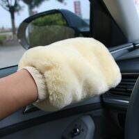 Washhandt Auto Cleaning Gloves ชุดยูนิเวอร์แซ 25Cm ± 16Cm สองชิ้นชุดอุปกรณ์เสริมขนแกะเทียมเครื่องมือทำความสะอาดรถยนต์