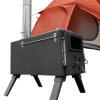 Outdoor Wood Stove Portable Heating Barbecue Firewood Burning Stove Multi-Purpose Outdoor Burning Supplies for Hiking Backpacking and Camping gorgeous