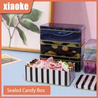 Sealed Candy Box Portable Dust-proof Packing Boxes Moisture-proof Wedding Candy Box Wedding Party Gift Decor With Lid Empty Case Storage Boxes