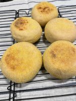 sourdough English muffins