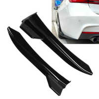 【DT】Car Rear Bumper Lip Diffuser Glossy Black Tail Side Skirt Lip Splitter for BMW 3 Series F30 4 Series F32 M‑Sport 2013‑2018  hot