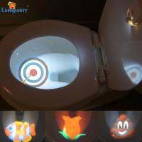 LumiParty Cartoon Toddler Target Toilet Light Projection Lamp【 Ready Stock 】
