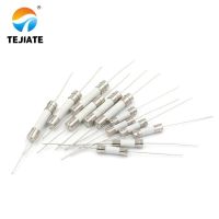 10PCS Ceramic Fuse With Pin 0.5/1/2/2.5/3/3.15/4/5/6/6.3/8/10/12/15/20/25/30A 250V 5*20MM Pin Blow Fuse  With legs Fuses Accessories