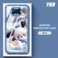 YBD เคสสำหรับ โทรศัพท์ Xiaomi POCO X3 Pro POCO X3 NFC โปร่งใสฟิล์มเลนส์ TPU Carmera นุ่มป้องกันด้วยลวดลายการ์ตูนน่ารัก