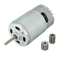 【❉HOT SALE❉】 rongjia จอ Dc รถ12V 30000 Rpm สำหรับเด็กรถไฟฟ้า Rc รถเด็กทารกเกียร์ Rs550 Motor Listrik เครื่องยนต์10ฟันที่ดีที่สุด