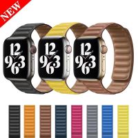 ▪✺ สายหนังสำหรับ Apple Watch Ultra 8 7 6 5 4 SE วง 45 มม. 40 มม. 44 มม. 41 มม. สายห่วงแม่เหล็กสำหรับ iwatch 3 38 มม. 42 มม. correa