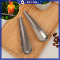 ? Homepet PET BIRD นกแก้วสแตนเลสอาหารเพิ่มช้อนนกกรงอาหารเพิ่มอุปกรณ์เสริมขนาดเล็ก PET Feeding TOOL