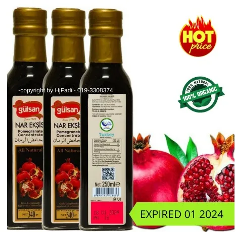 Gwpati Delima Gulsan Jus Asli Dari Turkey Natural Pomegranate