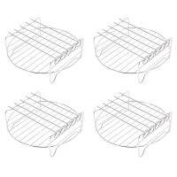 Air Fryer Accessories-Air Fryer Rack Set of 4, Multi- Double Layer Rack with Skewer, Compatible with XL Power