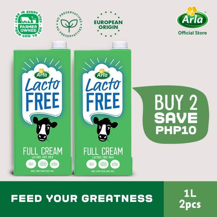 Arla Lactose Free Milk 1L 2-Pack (Expiry Date: February 19, 2024 ...