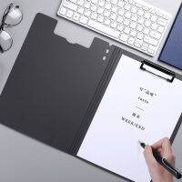 A4 Foldable Clipboard Plastic Clipboards w/ Foldable Cover File Folder 360° Foldable Cover Writing Pad for Nurse Office