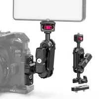 Ulanzi R103 Dual Head Magic Arm พร้อม NATO Clamp 3กก. Playload กล้อง DSLR Magic Mount พร้อมสกรู14ตัวยึดรองเท้าเย็น