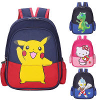 Hello Pikachu Schoolbag Kids Children Double Shoulder School Bags Cartoon Backpack Waterproof Fashion Large Book Bag