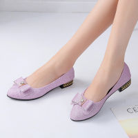 Women Flats Spring Autumn Pointed Toe Slip on Shoes Low heels Wedding Shoes Woman Shoes Bowtie Ladies zapatos mujer