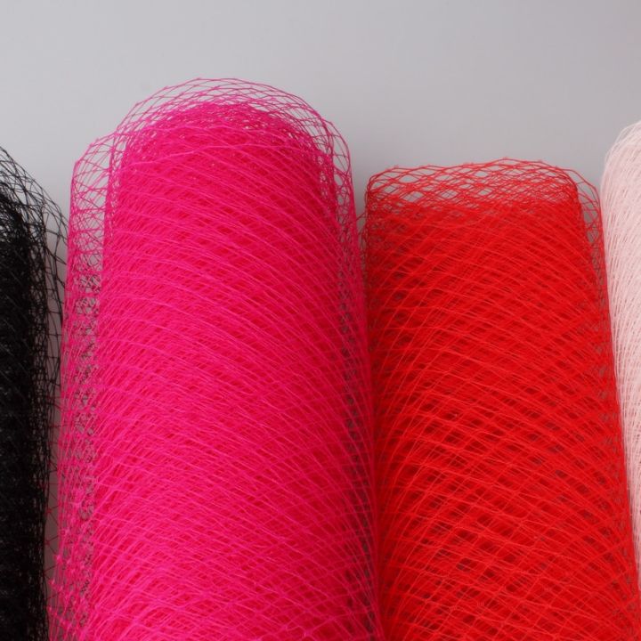 25cm-width-russian-veiling-hat-birdcage-veils-netting-mesh-fabric-for-wedding-millinery-trim-netting-diy-hair-accessories-1meter