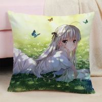 Yosuga no Sora cm pillowcase, double-sided printing, used for sofa interior decoration, short plush fabric