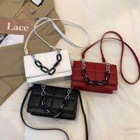 【CW】 Leather Crossbody Female Flap Small Designer Color Messenger Purse for Shopping