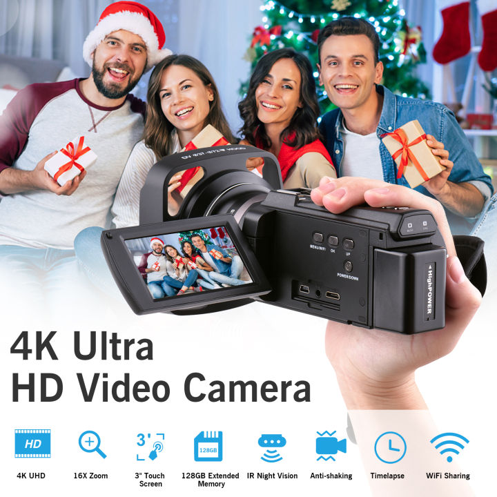 keykits-andoer-4k-60fps-ultra-hd-digital-video-camera-dv-camcorder-48mp-16x-zoom-3-inch-rotatable-lcd-touch-screen-wifi-sharing-ir-night-vision-motion-dectection-anti-shaking-time-lapse-slow-motion-wi