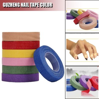 ；。‘【； Mayitr 1Roll Finger Nail Tape Durable Fingers Protector Wraps Breathable Adhesive Tapes Guitar Zither Player Accessories