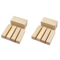 10 Pcs Carving Wood Blocks Whittling Wood Blocks Basswood Carving Blocks Unfinished Soft Wood Set for Carving Beginners