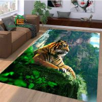 Tiger Pattern Cars for Bedroom Living Room Kitchen Floor Mats Home Decor Non-Slip Floor Pad Rug 14 Sizes