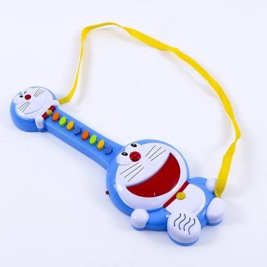 Đàn piano Doraemon 8 phím dễ thương, đồ chơi phát nhạc guitar thông minh cảm  thụ âm nhạc tốt. 