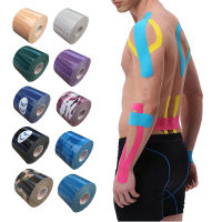 2Size Kinesiology Tape Athletic Tape Sports Muscle Tape Bandage Care Fitness Tennis Running Knee Muscle Protector. ซื้อทันที เพิ่มลงในรถเข็น-rangse22