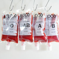 FOO 10x Halloween COSPLAY เครื่องดื่มถุงเลือด props Zombie beverage drink bags