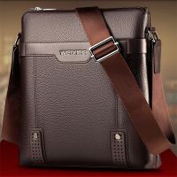 ✑ New Fashion Men Tote Bags PU Leather Famous Brand Men Messenger Bag with Clutch Male Cross Body Shoulder Business Bags for Men