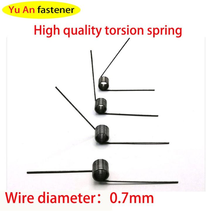 v-spring-0-7-wire-diameter-torsion-small-torsion-spring-hairpin-spring-180-120-90-60-degree-torsion-torsion-spring-10pcs-electrical-connectors