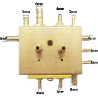 1PCS ทันตกรรมตู้แบบบูรณาการ Air Water Chassis วาล์ว Compositive วาล์วทองแดงวาล์วอากาศสำหรับทันตแพทย์เก้าอี้ทันตแพทย์ Clinic