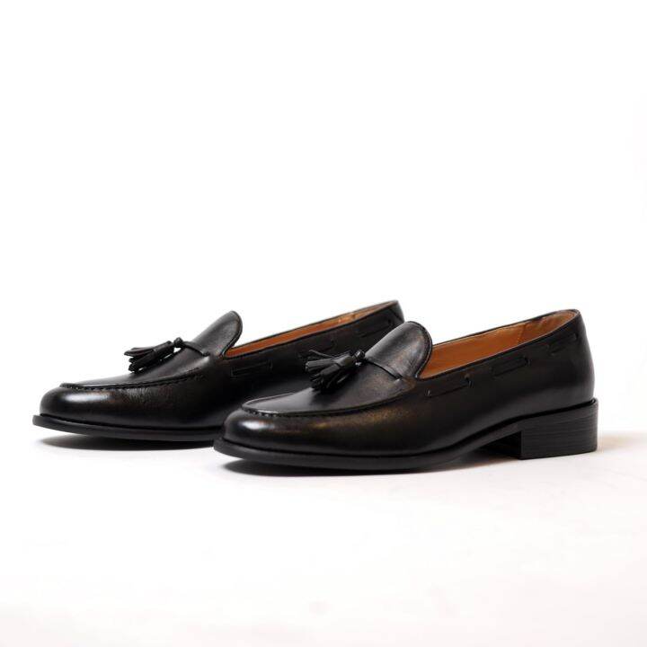 mars-peoples-new-tassel-loafers-3-5cm-สี-black-ดำ