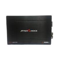 เพาเวอร์แอมป์ติดรถยนต์แรงๆดีๆ AFTER SHOCK รุ่น AS-A3000.1 CLASS D 3000w.MAX สีดำ